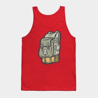 Outdoor Hiking Backpack illustration Tank Top